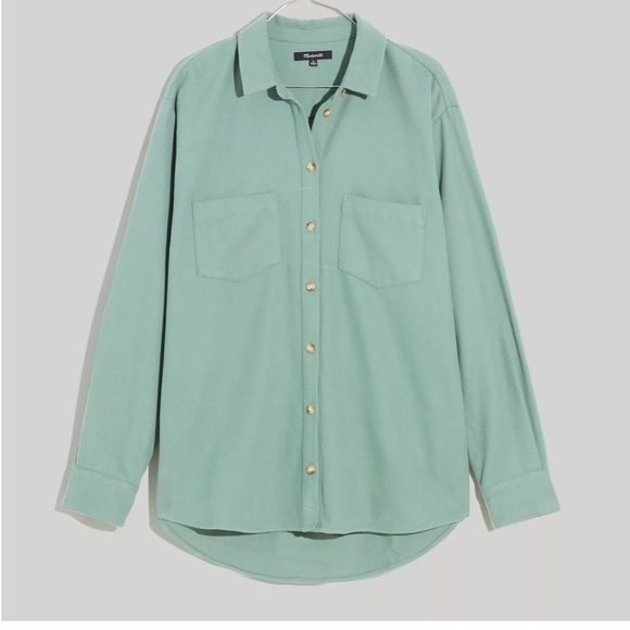 Madewell Tops - Madewell Green Button Down Shirt